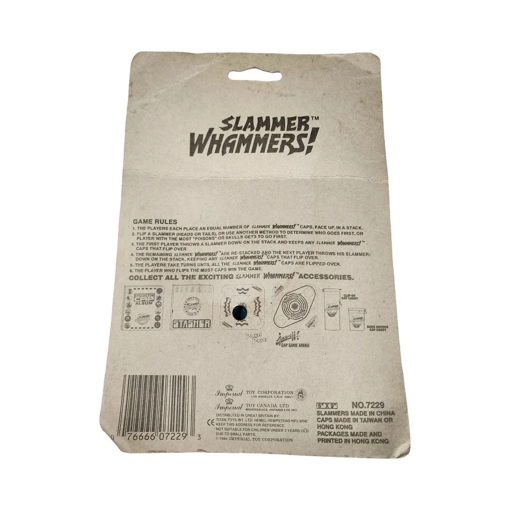 Slammer Whammers Power Slammer and 4‎ Flash Caps Light Sound Action Toy Game
